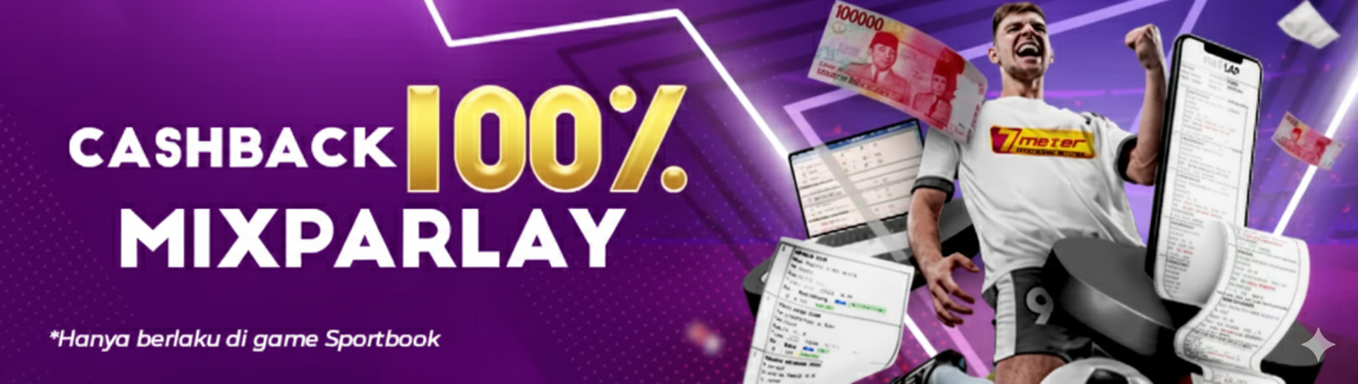 CASHBACK 100% KEMBALI