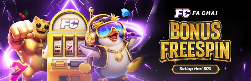 VOUCHER  GONG XI FA CHAI FREESPIN 50X !